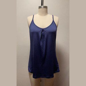 Pretty Pleat Front Tank NWT – Work Blue Size S